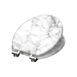 Sedile WC con chiusura ammortizzata / Marmo