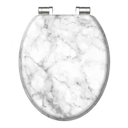 Sedile WC con chiusura ammortizzata / Marmo