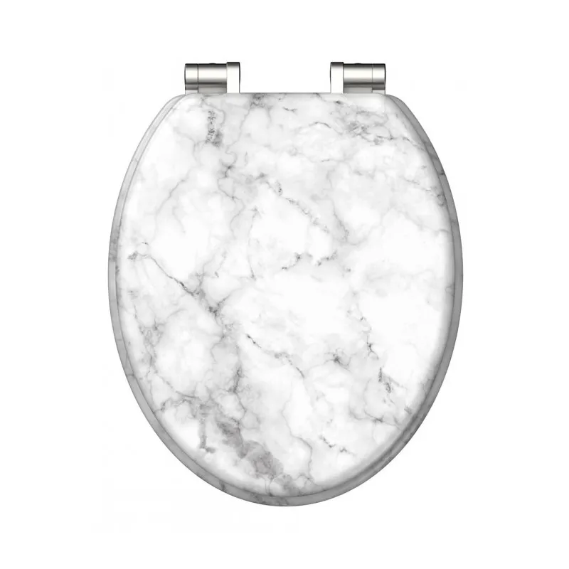 Sedile WC con chiusura ammortizzata / Marmo
