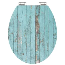 Sedile WC con chiusura ammortizzata / Blue wood