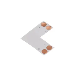 Connettore angolare per striscia LED da 8 mm