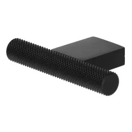 Pomolo a bottone TROX / Nero opaco