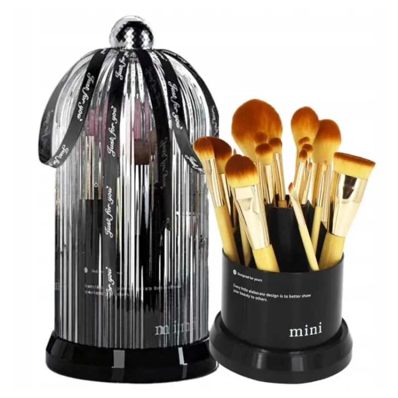 Organizer per pennelli e cosmetici MINI / Nero fumé