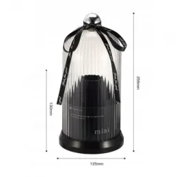 Organizer per pennelli e cosmetici MINI / Nero fumé