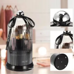 Organizer per pennelli e cosmetici MINI / Nero fumé