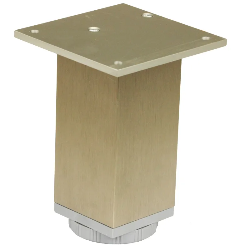 Piedino per mobili AMARETO 60 mm / Acciaio inox dorato