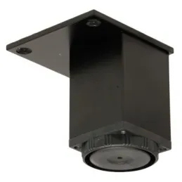 Piedino per mobili AMARETO 60 mm / Nero opaco