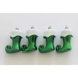 Set di decorazioni da appendere SOCKS - 4 pz / Verde