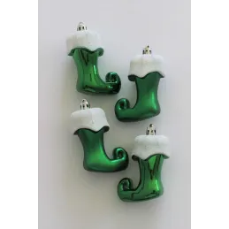 Set di decorazioni da appendere SOCKS - 4 pz / Verde