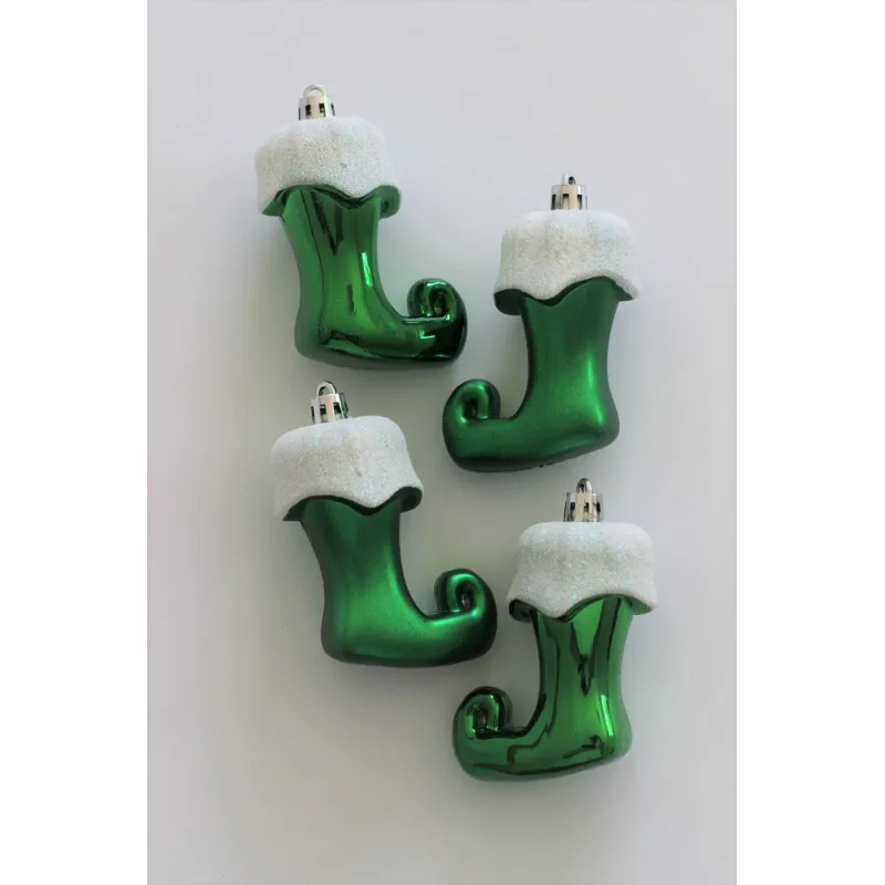 Set di decorazioni da appendere SOCKS - 4 pz / Verde