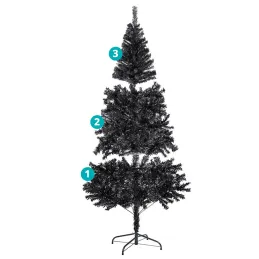 Albero di Natale MYSTERY 180 cm / Nero