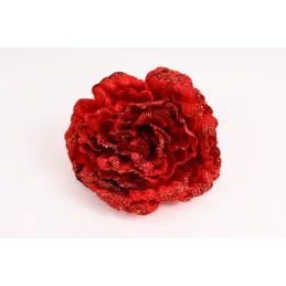 Fiore decorativo per albero PIVONKA 160 mm / Rosso