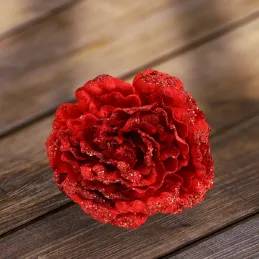 Fiore decorativo per albero PIVONKA 160 mm / Rosso