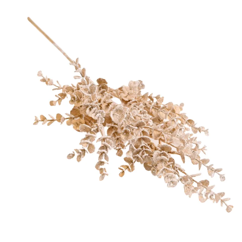 Ramo artificiale SNOW EUKALYPTUS 580 mm / Oro