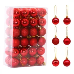 SET da 48 pezzi di decorazioni natalizie GRUM / Rosso