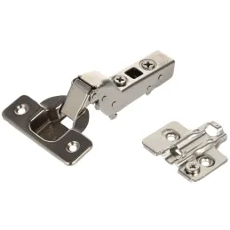 Cerniera a scatto CLIP con ammortizzatore e piastra 3D
