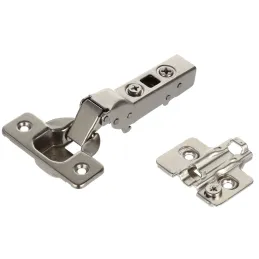 Cerniera CLIP semisovrapposta con ammortizzatore e basetta 3D
