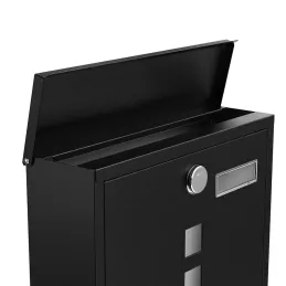 Cassetta postale ALANOS / Nero opaco