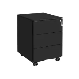 Cassettiera da ufficio con rotelle GARDO LUX 390 / Nera