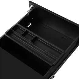 Cassettiera da ufficio con rotelle GARDO LUX 390 / Nera