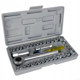 Set di attrezzi da 40 pezzi con valigetta / Grigio