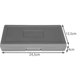 Set di attrezzi da 40 pezzi con valigetta / Grigio