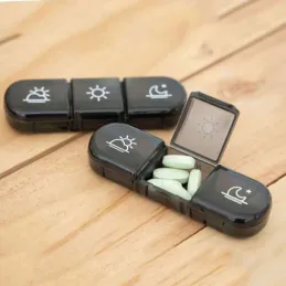 Esclusivo organizer e dispenser per medicinali MEDICAL / Nero