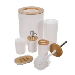 Set completo di accessori da bagno ELEMENT / Bianco