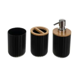 Set completo di accessori da bagno ELEMENT / Nero
