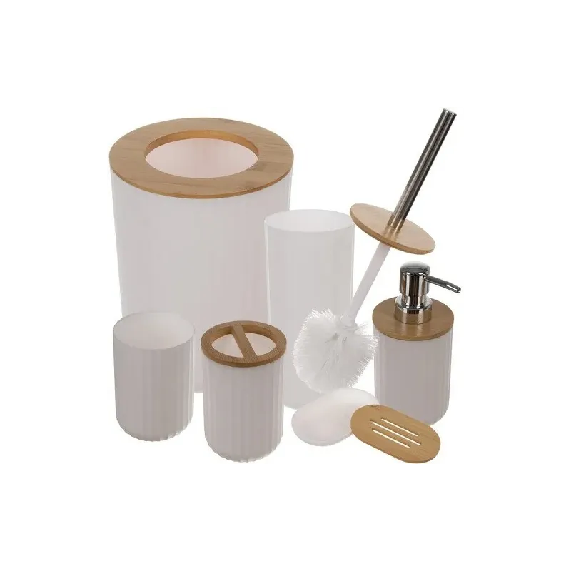 Set completo di accessori da bagno ELEMENT / Bianco