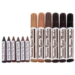 Kit di riparazione FIXIA da 12 pezzi per bordi e mobili / Mix di colori