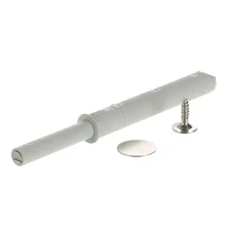 Pistone con adattatore K-PUSH per apertura senza maniglie – magnete extra forte / Grigio