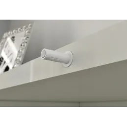 Pistone con adattatore K-PUSH per apertura senza maniglie - magnete extra forte / Bianco