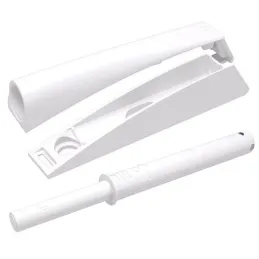 Pistone con adattatore K-PUSH per apertura senza maniglie - magnete extra forte / Bianco