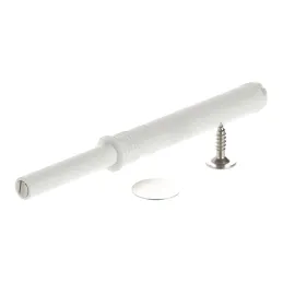 Pistone con adattatore K-PUSH per apertura senza maniglie - magnete extra forte / Bianco