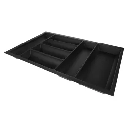 Portaposate GRANDO con superficie antiscivolo / Nero opaco