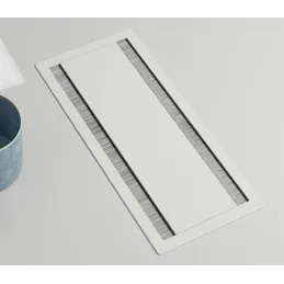 Passacavi bifacciale ASA DUAL 314 x 148 mm / Bianco opaco