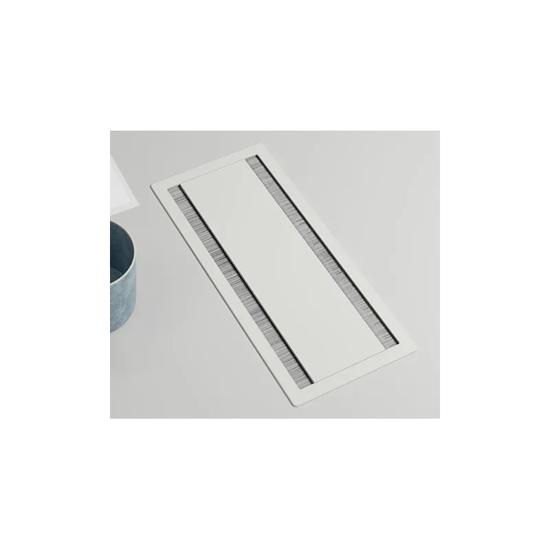 Passacavi bifacciale ASA DUAL 314 x 148 mm / Bianco opaco
