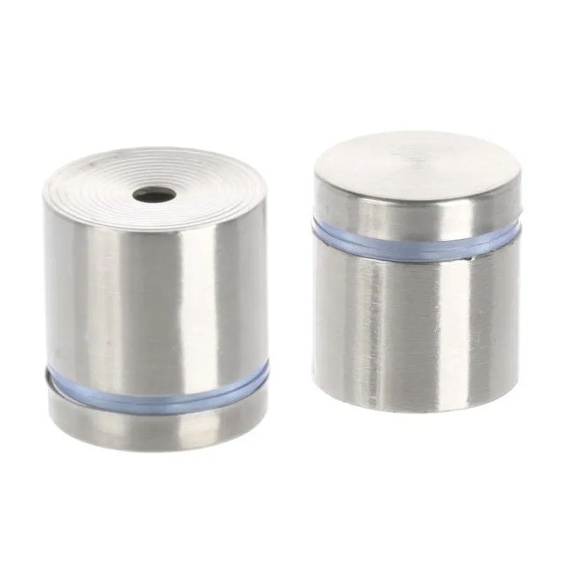 Set di 2 supporti per vetro LUNARY / Acciaio inox