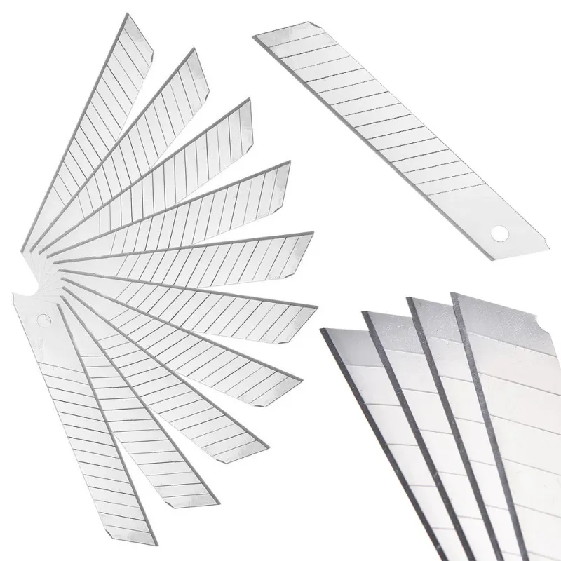 Lame di ricambio per cutter a lama spezzabile da 18 mm / 10 pz.