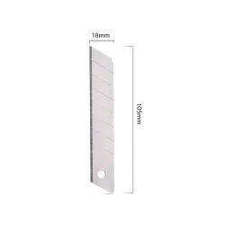 Lame di ricambio per cutter a lama spezzabile da 18 mm / 10 pz.