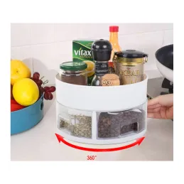 Organizzatore girevole per spezie OTTO / Bianco