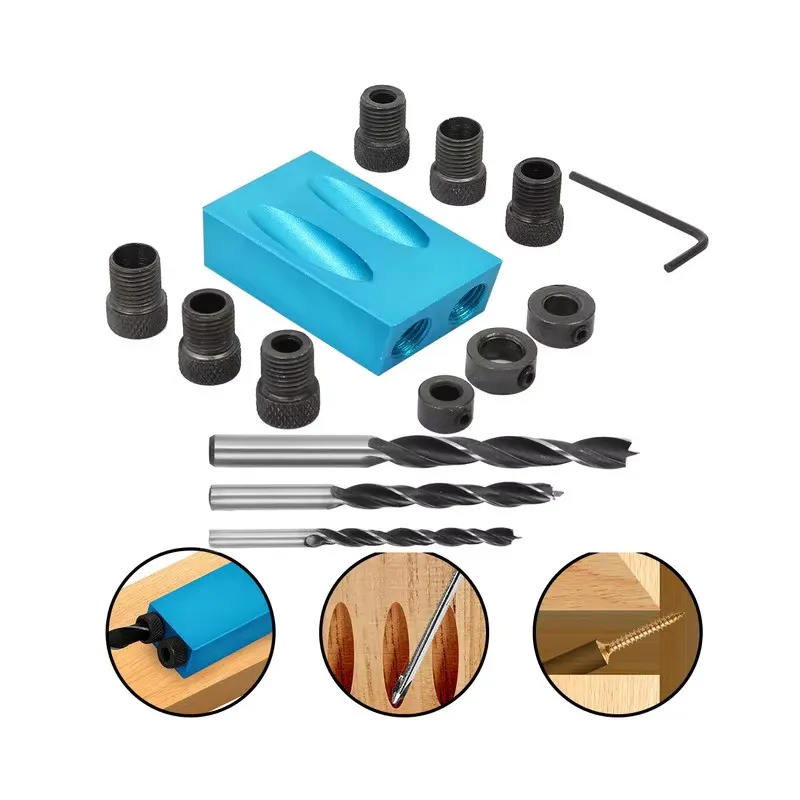Set di perforazione DRILL per realizzare fori angolari a 15°