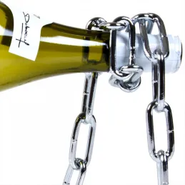 Portabottiglie CHAIN / Cromo lucido