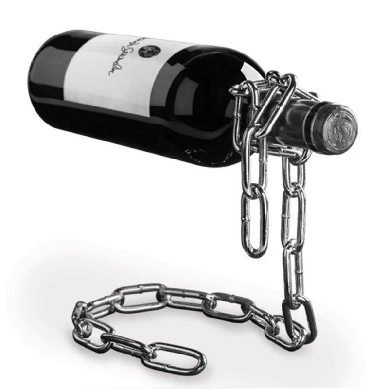 Portabottiglie CHAIN / Cromo lucido