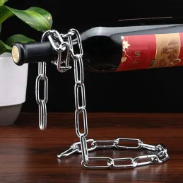 Portabottiglie CHAIN / Cromo lucido
