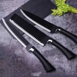 Set di 4 coltelli da cucina NAMIUTSU / Nero