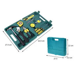 Set di utensili da 16 pezzi in valigetta MASTER / Verde