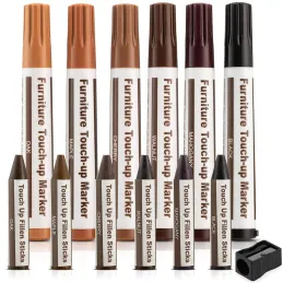 Kit di riparazione FIXIA da 12 pezzi per bordi e mobili / Mix di colori