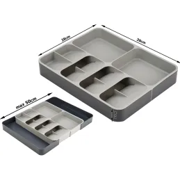 Portaposate regolabile in plastica PLASTICO / Bianco-antracite